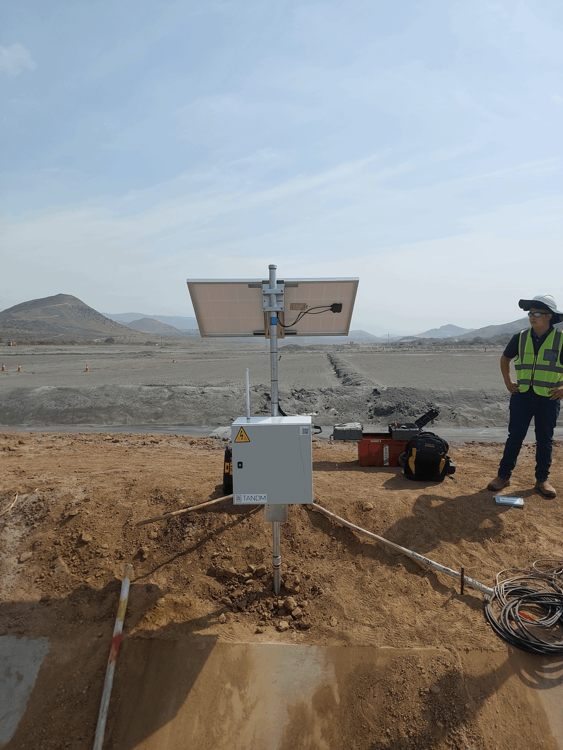 Ackcio Tailing Dam monitoring
